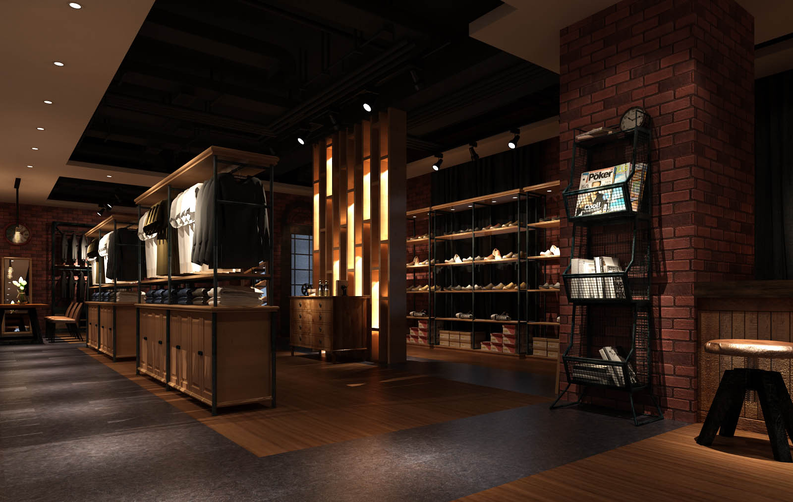 運(yùn)動(dòng)品牌專賣店裝修|運(yùn)動(dòng)服裝店裝修圖片